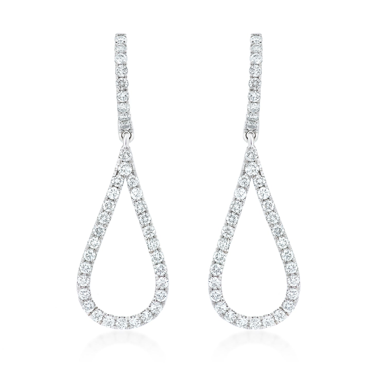 Diamond Raindrop Earrings