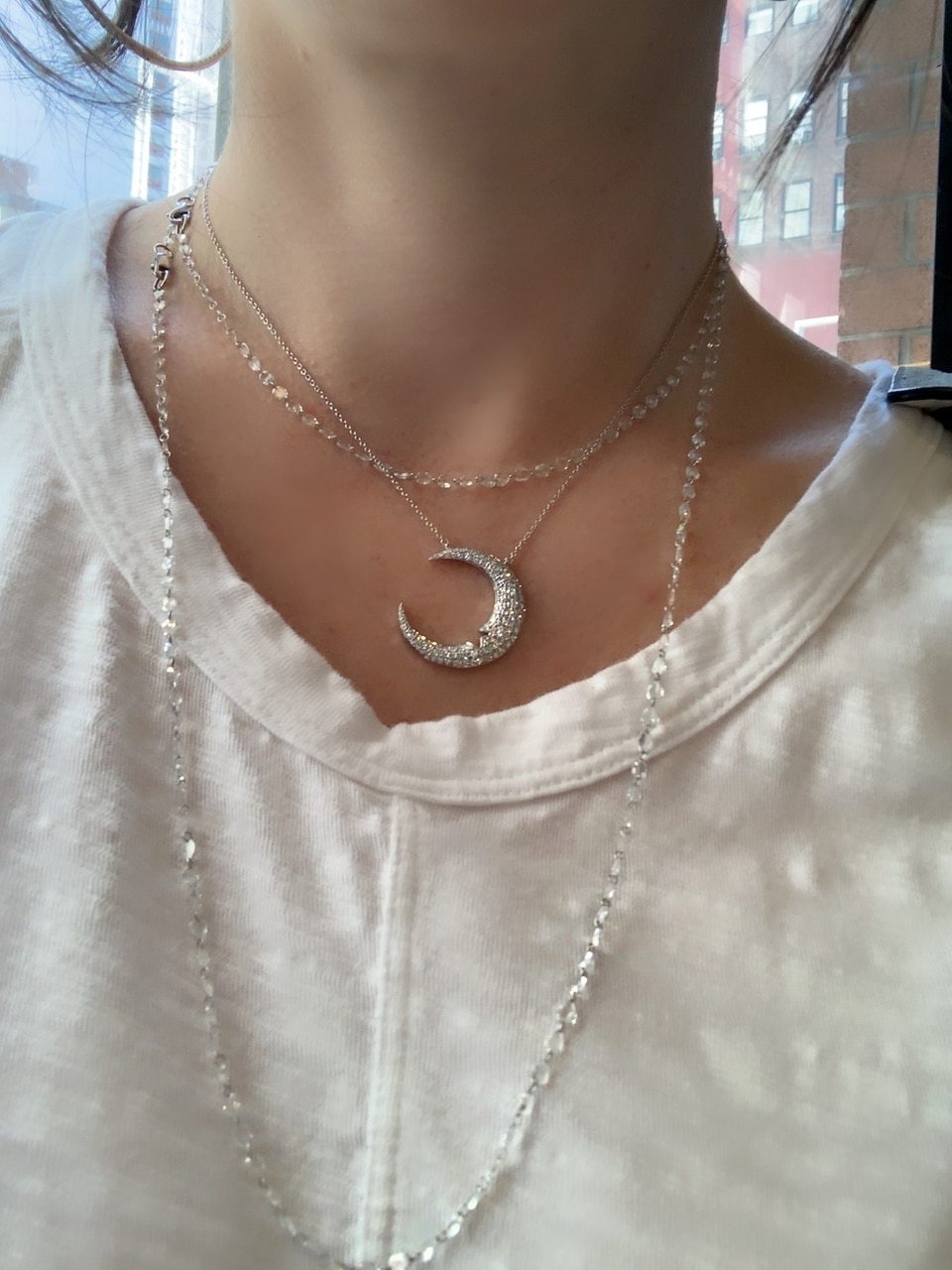 Diamond Crescent Moon