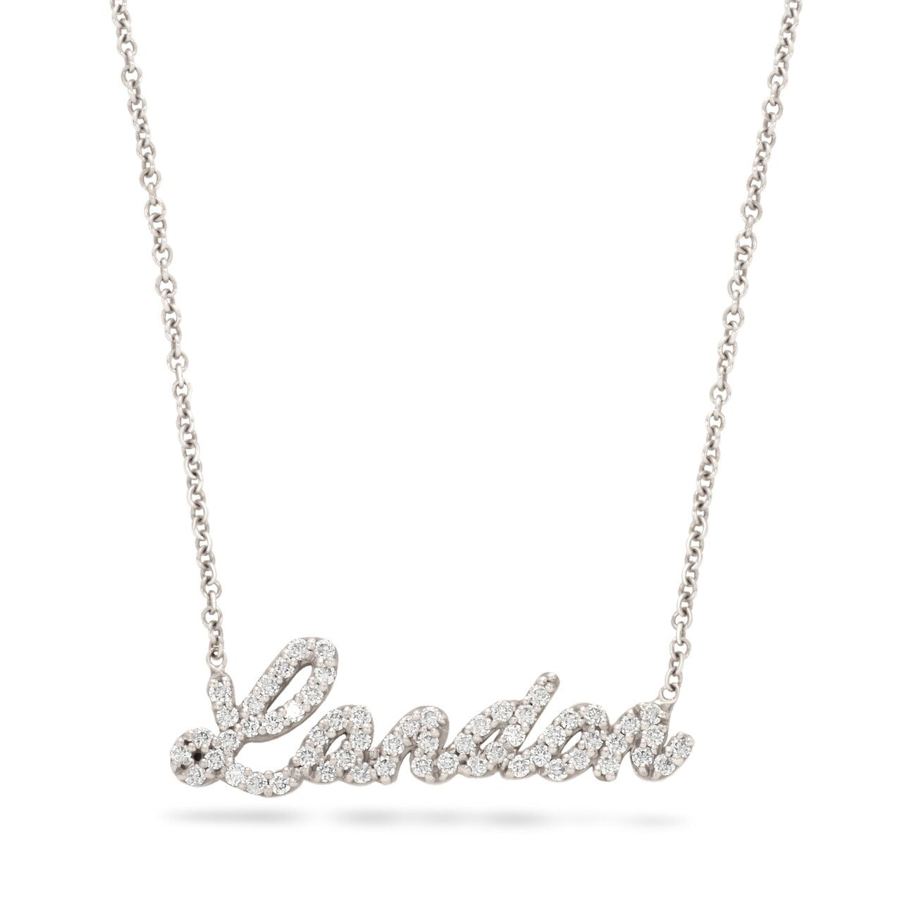 Diamond Name Necklace