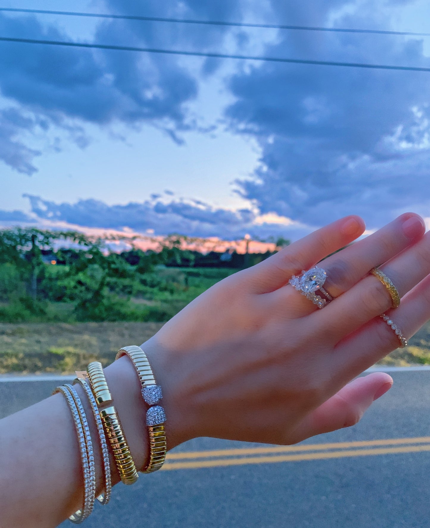 Flexible Bangle Bracelet - Two