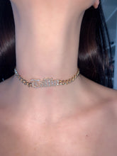 Load image into Gallery viewer, Gothic Diamond Letter Choker 10