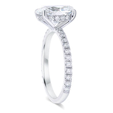 Load image into Gallery viewer, Oval Diamond Engagement Ring - Two