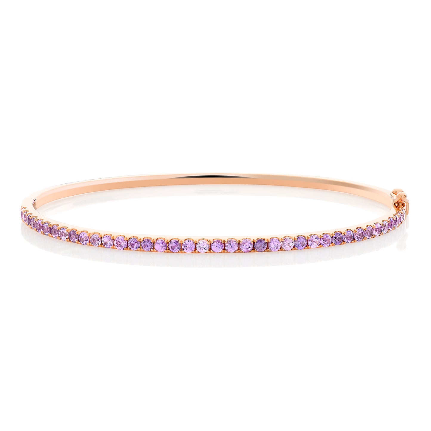 Halfway Sapphire Bangle - Pink