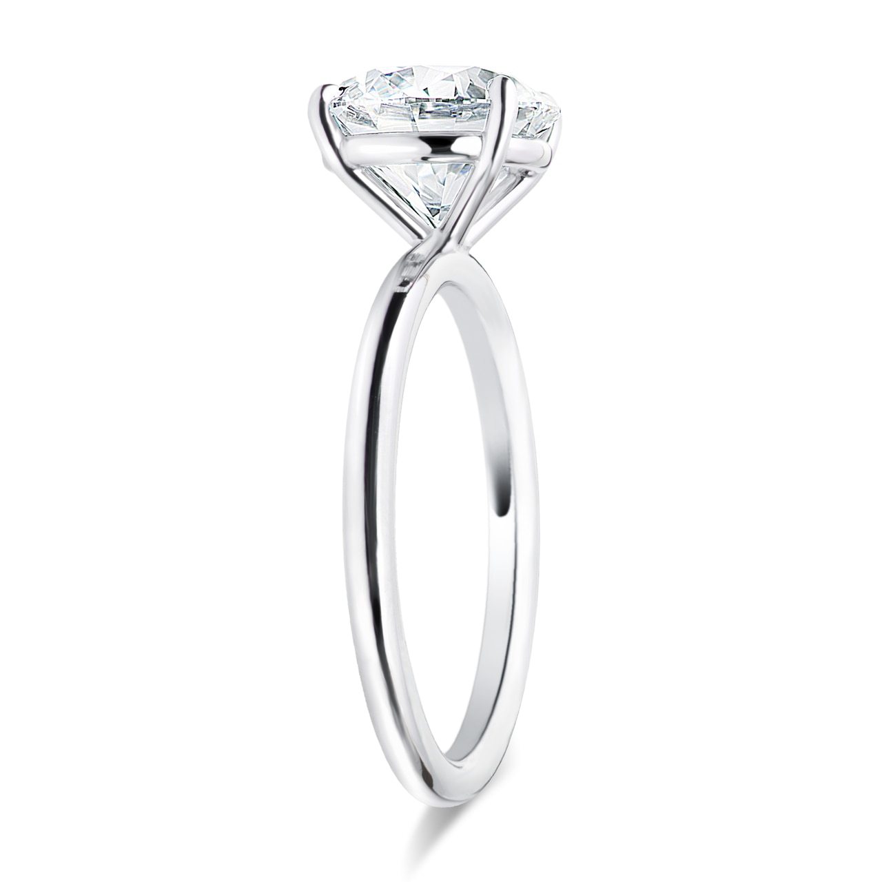 Classic Four Prong Solitaire Diamond Ring