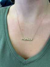 Load image into Gallery viewer, Baby Bubble Name Necklace - Ashley
