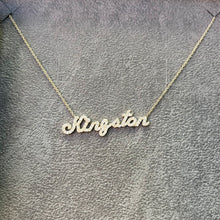 Load image into Gallery viewer, Diamond Name Necklace - Kingston
