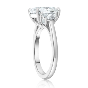 Three Stone Diamond Engagement Ring 2