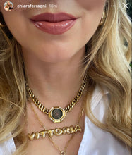 Load image into Gallery viewer, Large Bubble Name Necklace - Vittoria