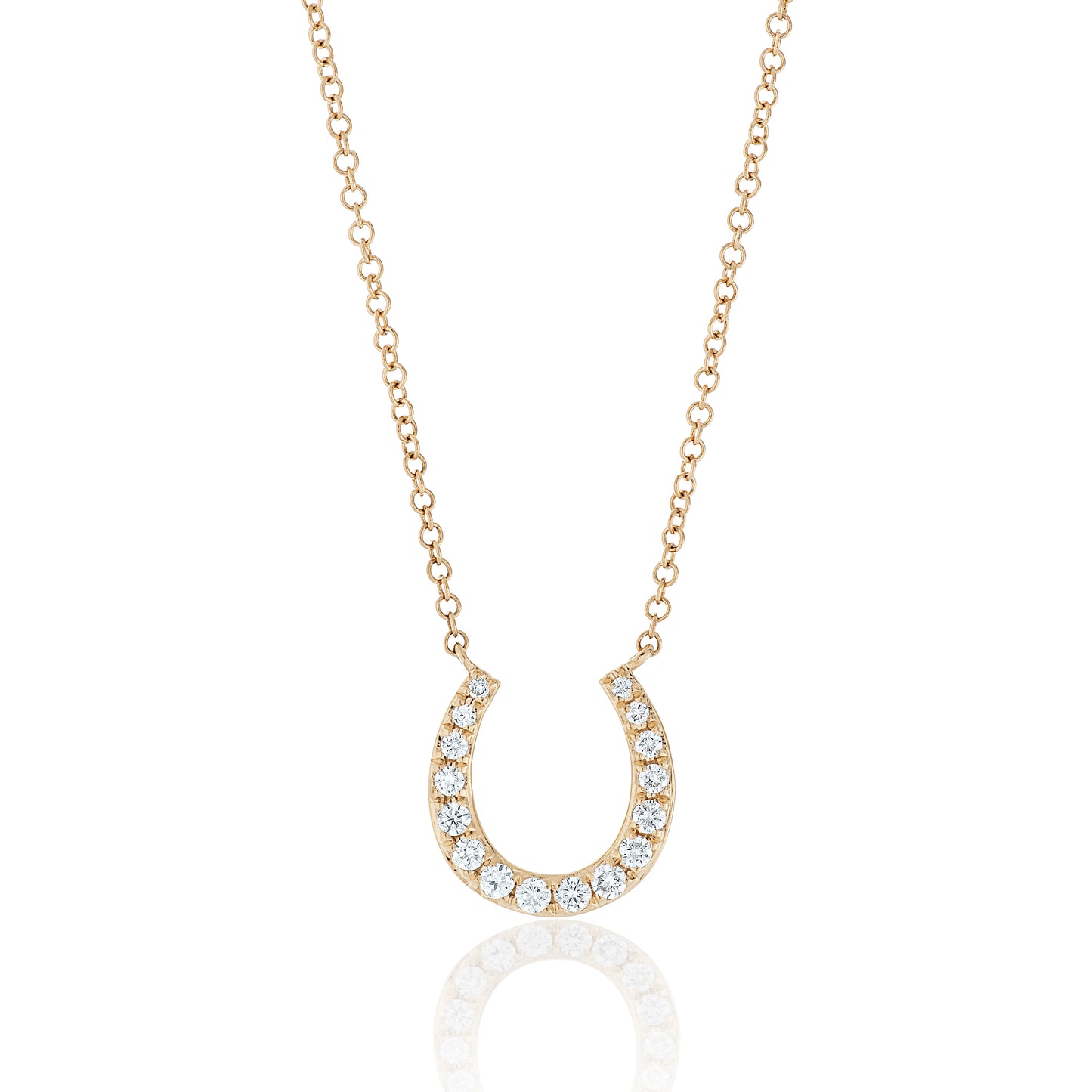 Diamond Horseshoe Pendant