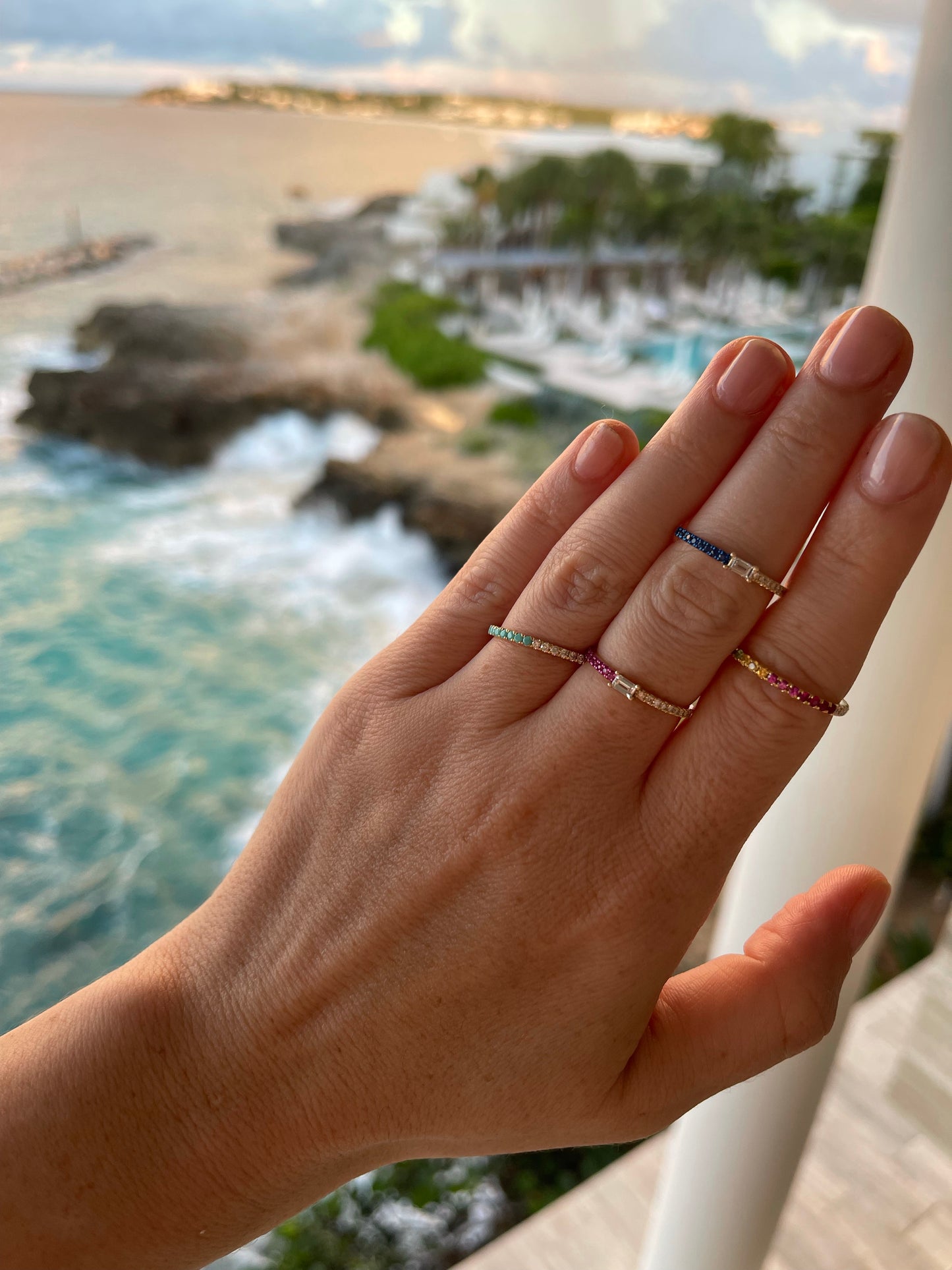 Turquoise and Diamond Band 2