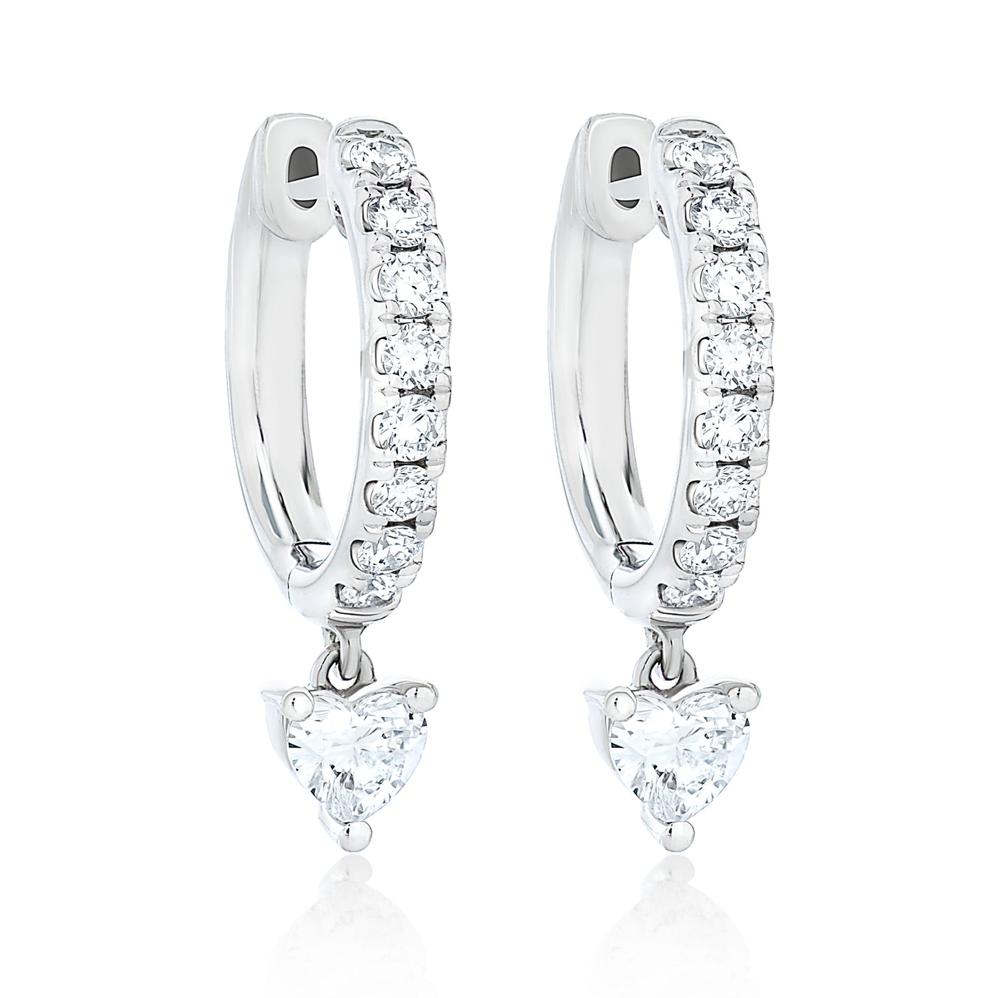 Fancy Shape All Diamond Dangle Earring