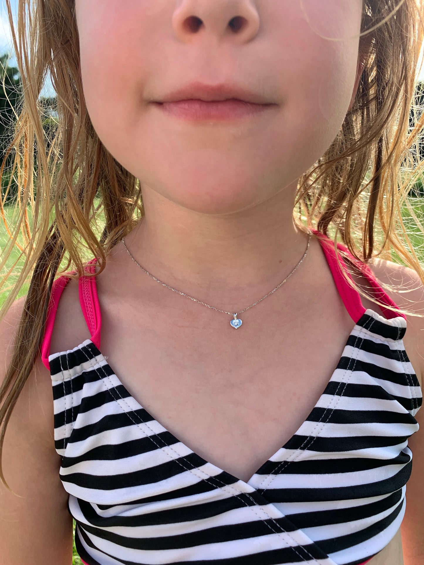Child Diamond Heart Pendant