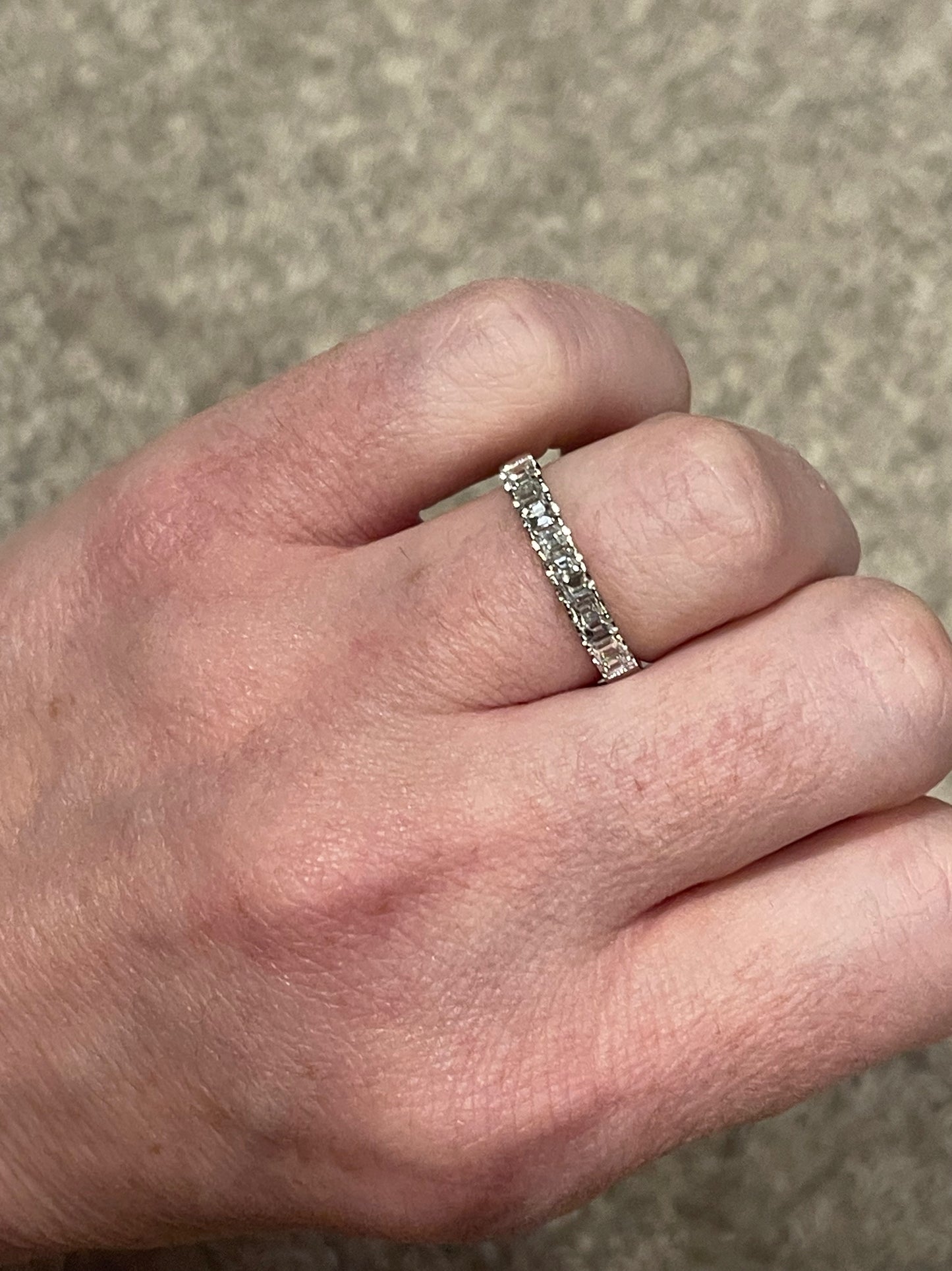 Halfway Diamond Baguette Band 4