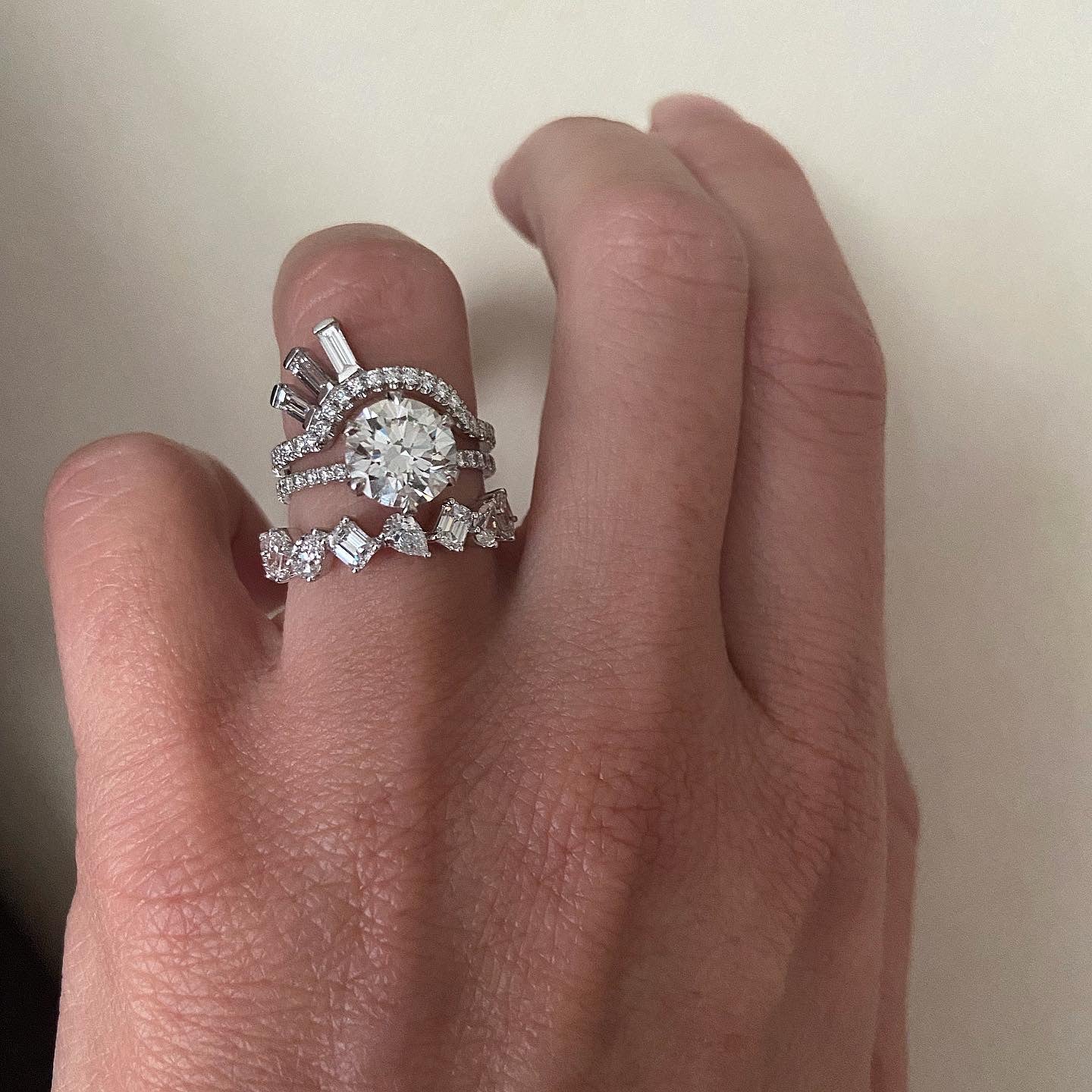 Mixed Cut Diamond Eternity Band 5