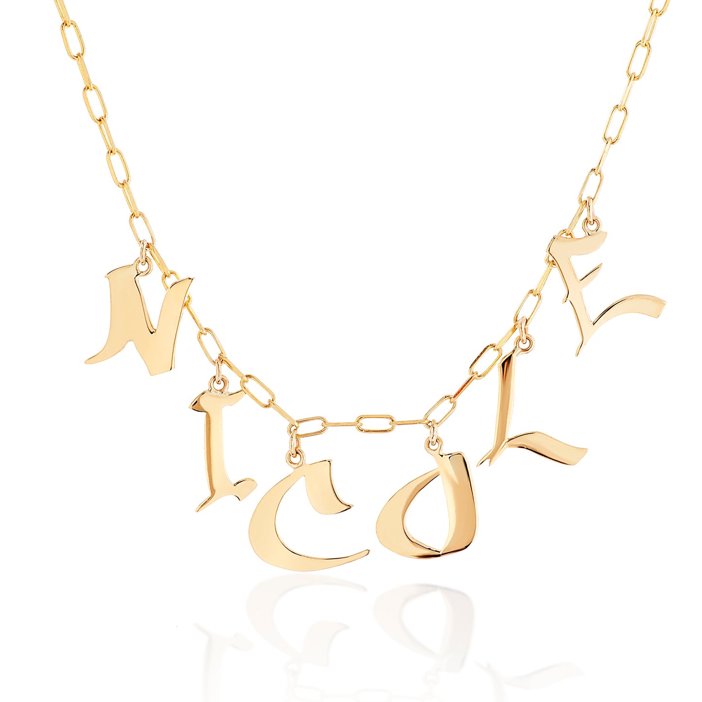 Graffiti Letter Necklace