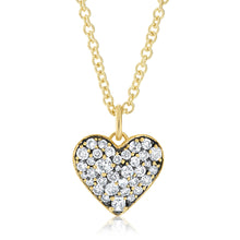 Load image into Gallery viewer, Baby NYC Cobblestone Heart Pendant