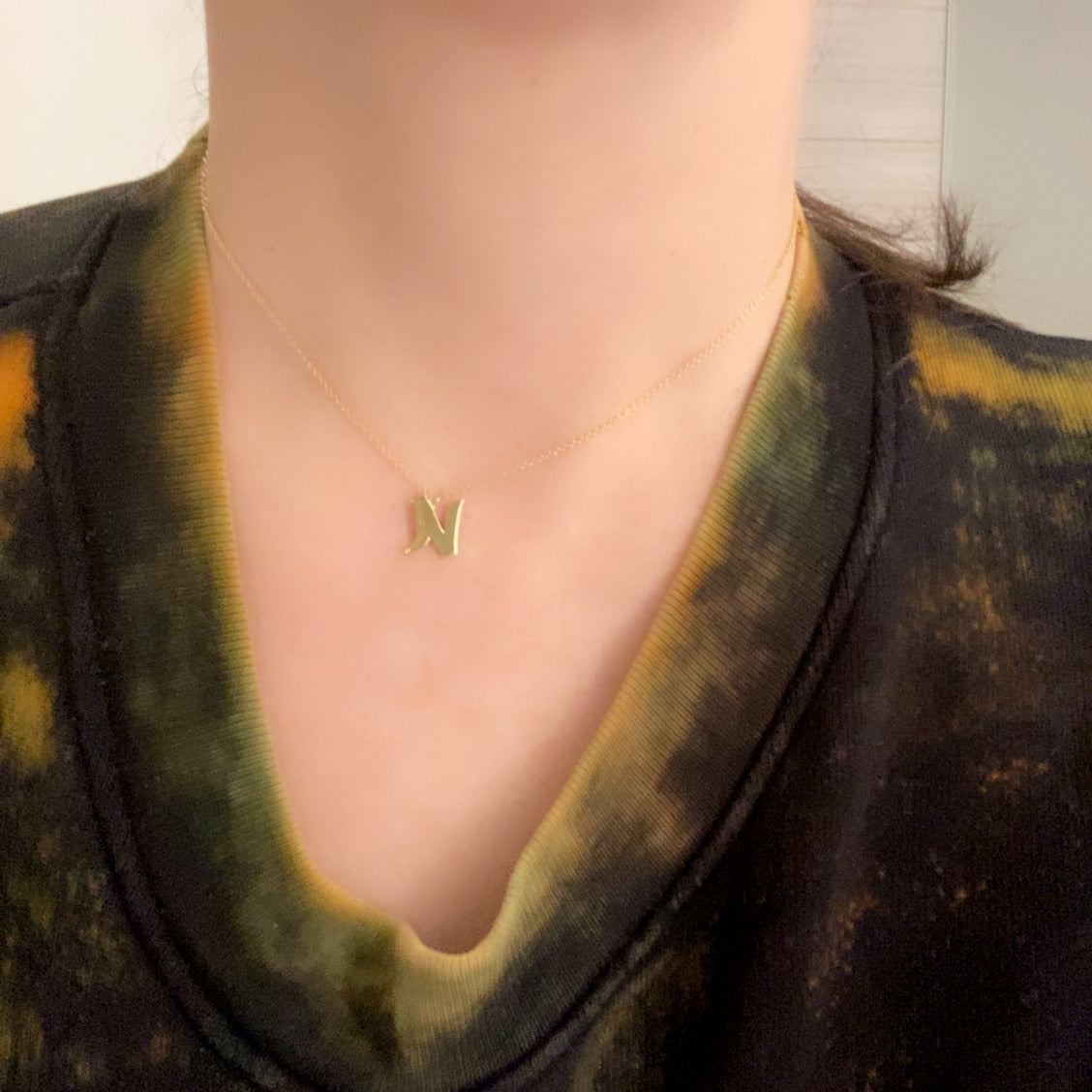 Graffiti Letter Necklace