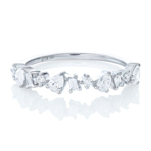 Load image into Gallery viewer, Petite Mixed Cut Diamond Band