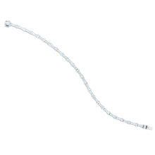 Load image into Gallery viewer, Petite Baguette Diamond Tennis Bracelet