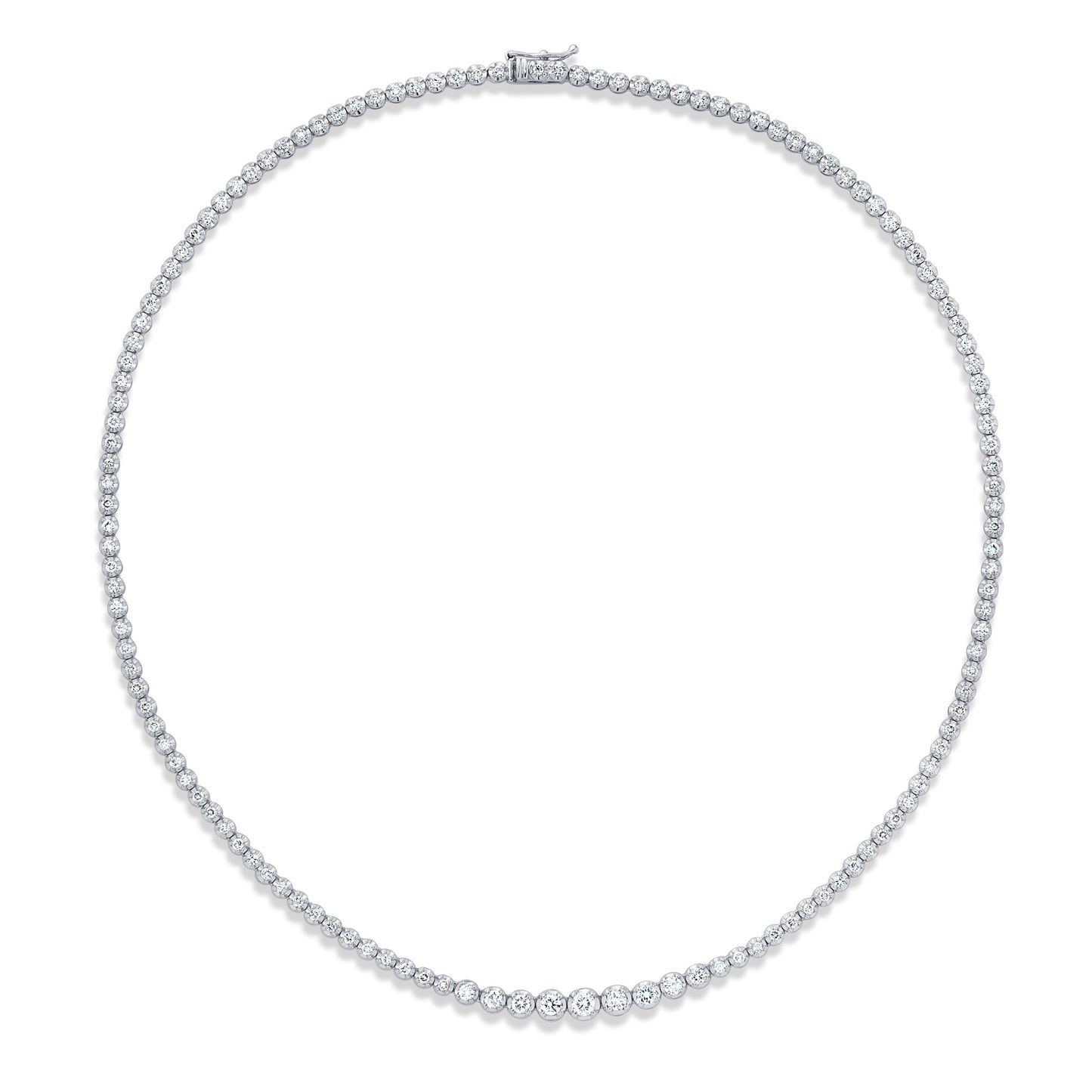 Dainty 2 Diamond Riviera Necklace