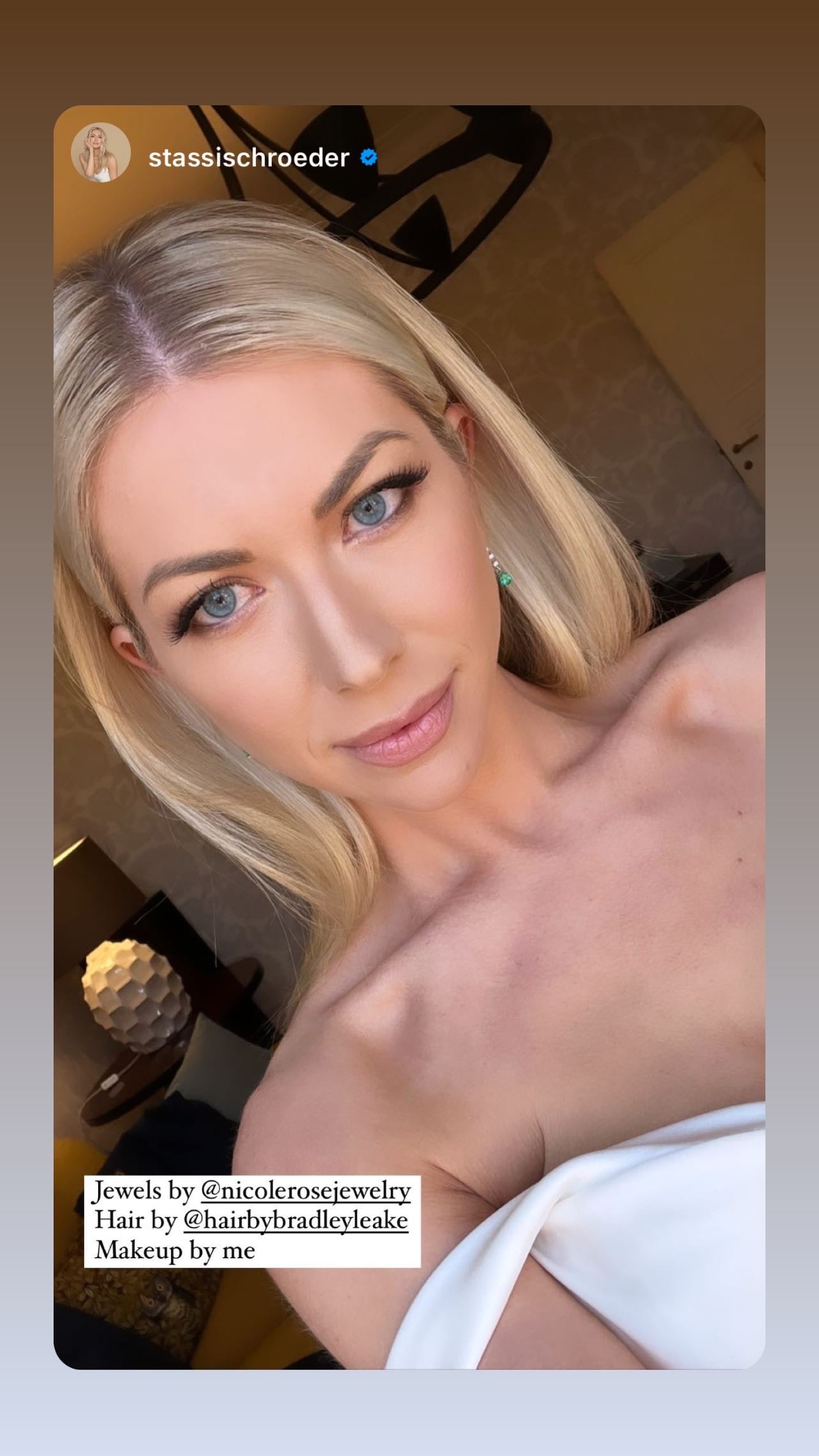 Diamond and Emerald Drop Earrings - Stassi Schroeder