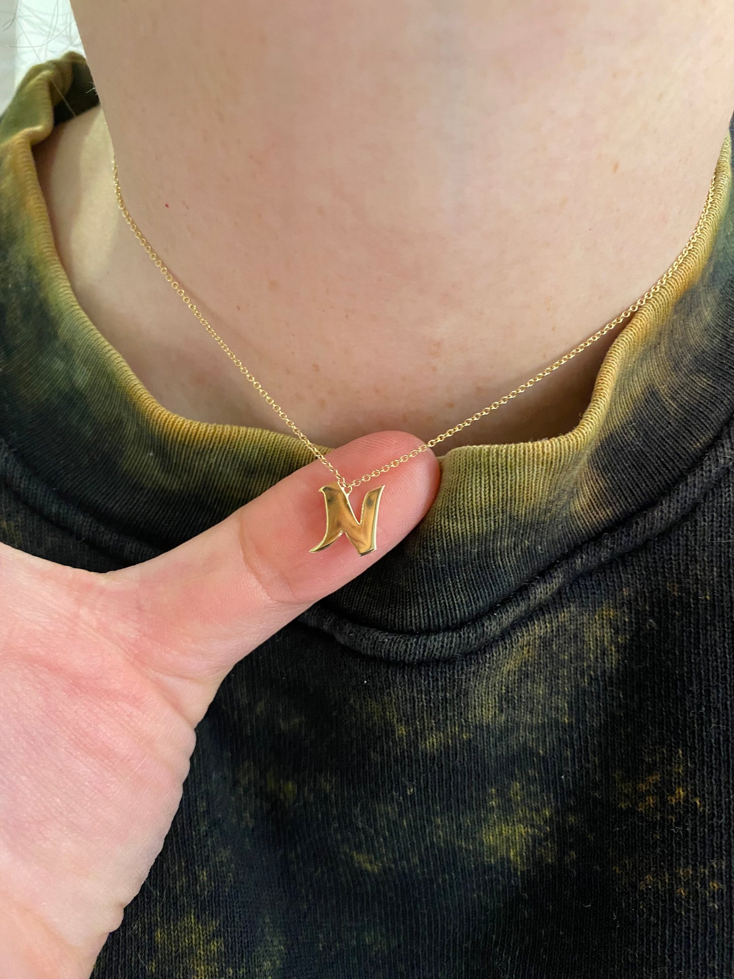 Graffiti Letter Necklace