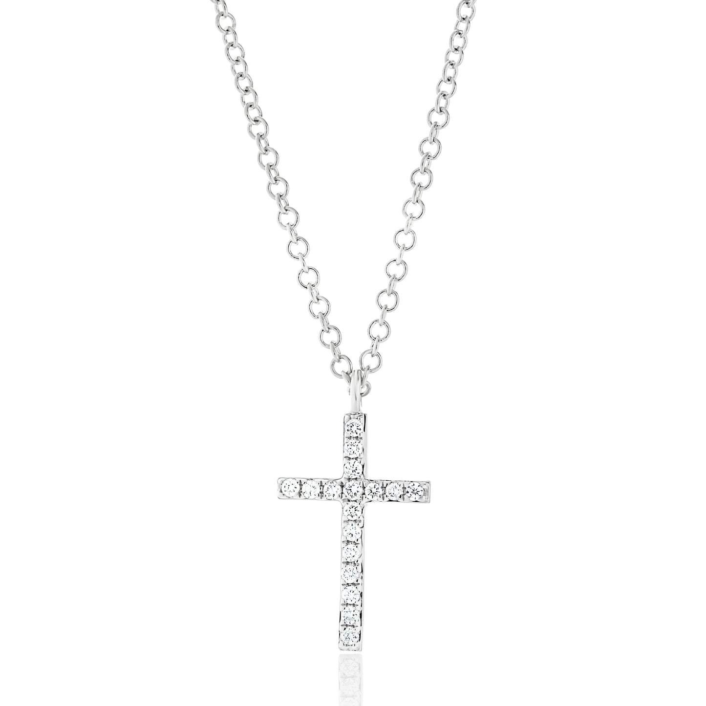 Products Itty Bitty Diamond Cross Pendant