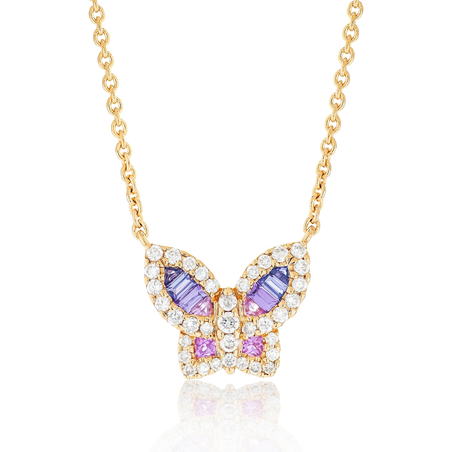 Petite Ombre Sapphire Butterfly