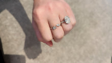 Load image into Gallery viewer, The Nicole Pear and Heart Diamond Ring 4