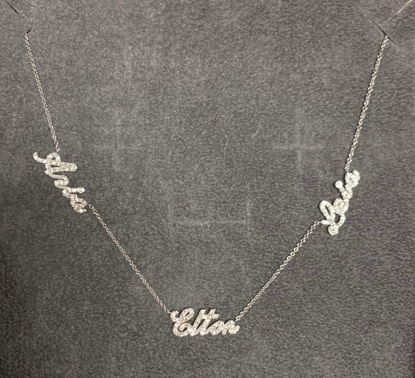 Diamond Name Necklace 4