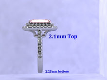 Load image into Gallery viewer, Small Diamond and Mother of Pearl Heart Pendant - Measurements two