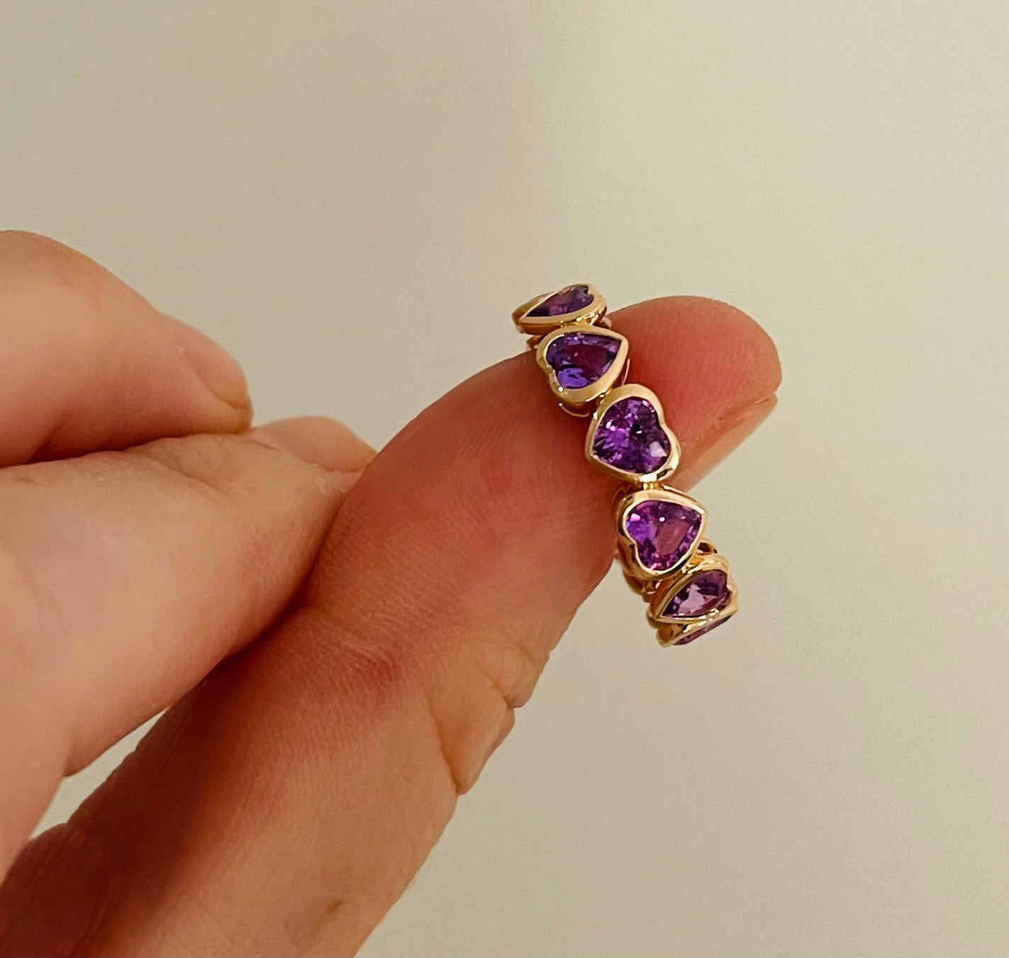 Sapphire Happy Heart Band 7