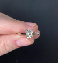 Load image into Gallery viewer, Emerald Cut Engagement Ring 3