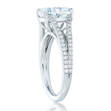 Load image into Gallery viewer, Split Shank Diamond Engagement Ring - Two
