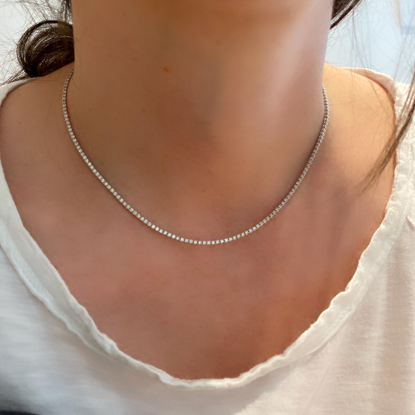 Diamond "Luxe" Tennis Necklace 3