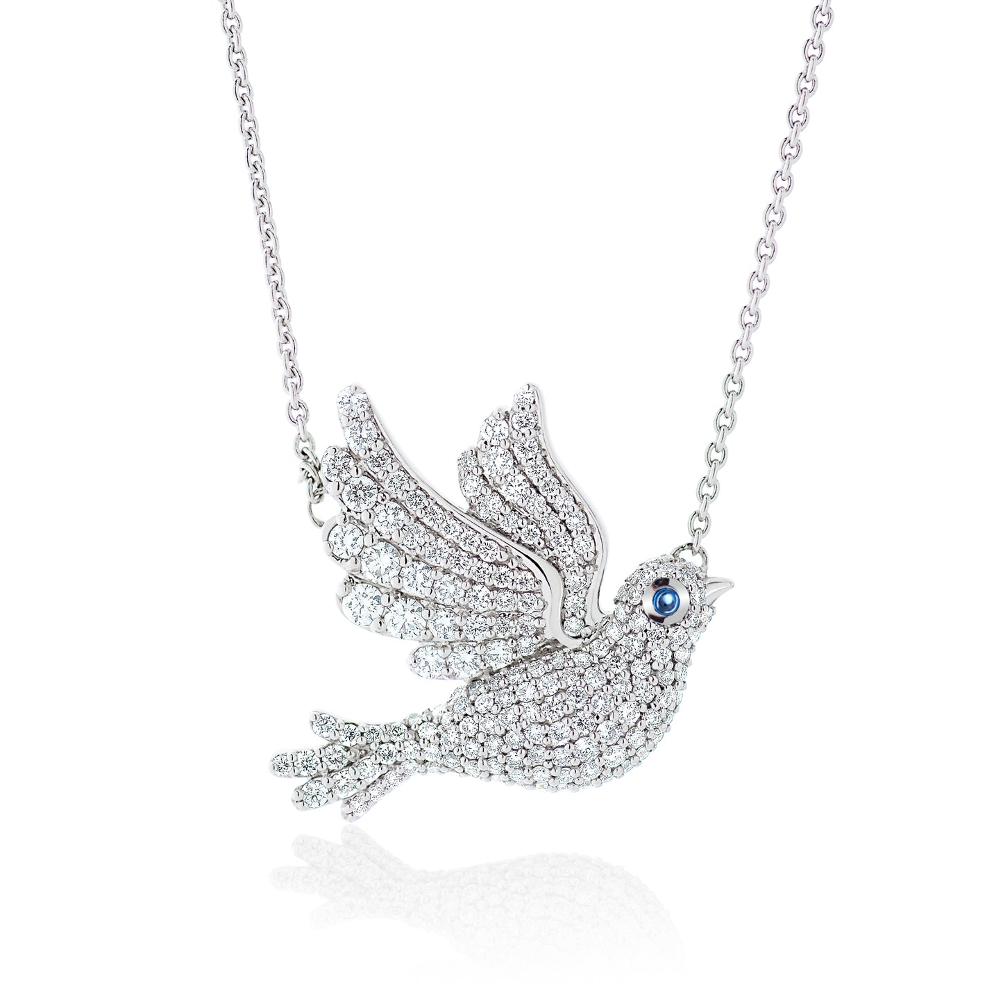 Diamond Dove Pendant