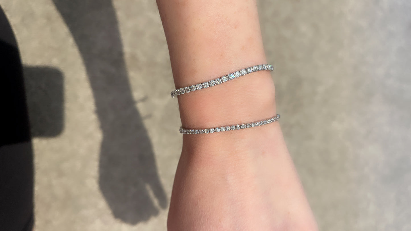 Diamond Bolo Style Bracelet 3