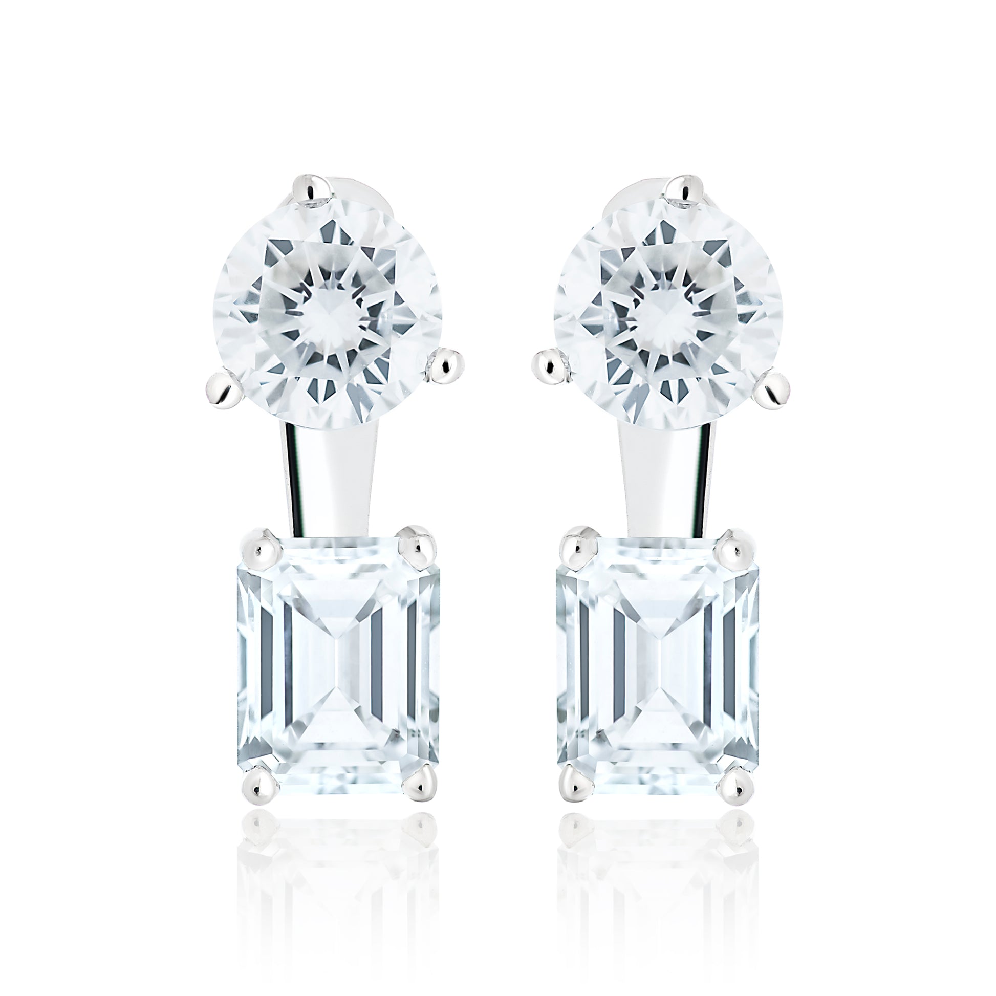 Fancy Cut Diamond Ear Jacket