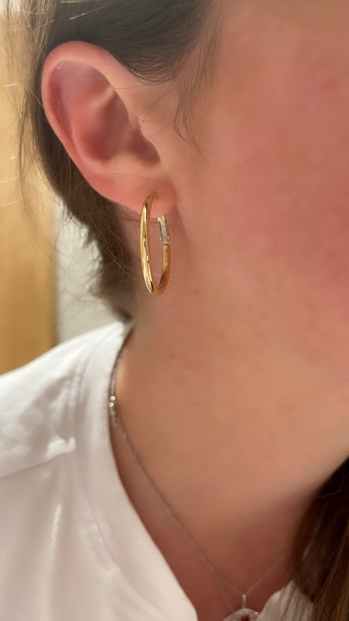 Gold Hoop Earrings 2