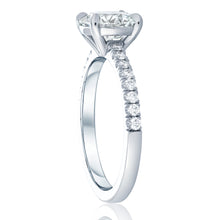 Load image into Gallery viewer, Platinum Round Diamond Engagement Ring 2
