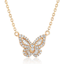 Load image into Gallery viewer, Mini Diamond Butterfly Pendant - Close up