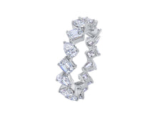 Load image into Gallery viewer, Mixed Cut Diamond Eternity Band 2