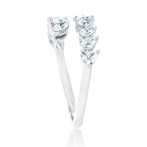 Marquis and Pear Diamond ByPass Ring 2