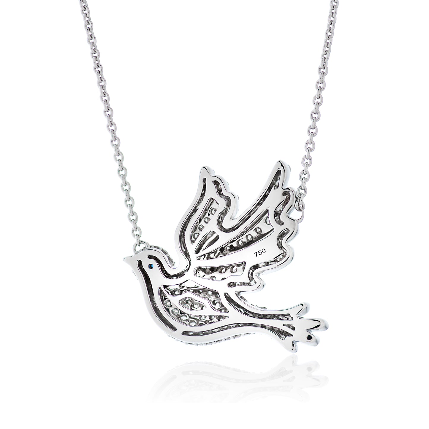 Diamond Dove Pendant 2