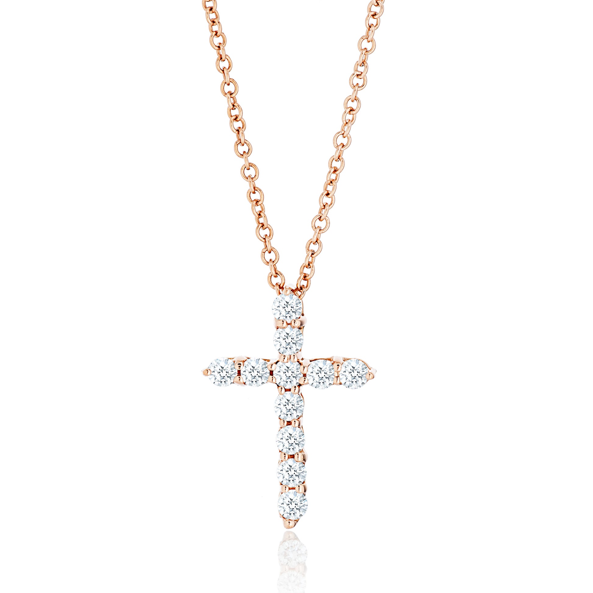 Small Diamond Cross Pendant