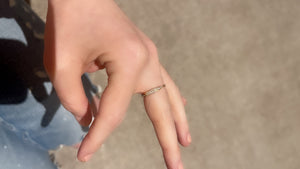 Petite Diamond Claw Ring