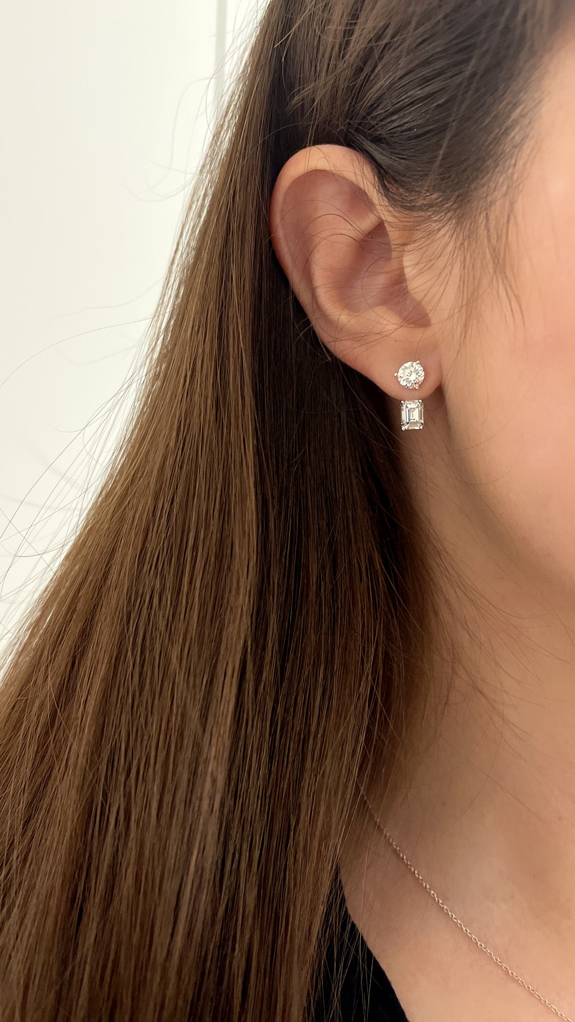 Fancy Cut Diamond Ear Jacket 3