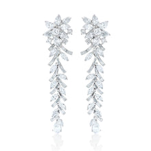 Load image into Gallery viewer, Multi Shape Diamond Hanging Earrings