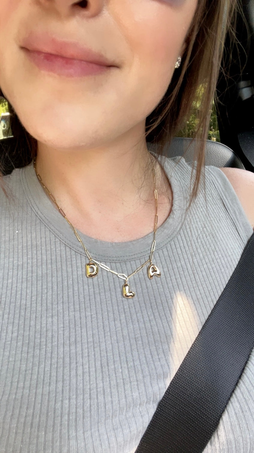 Large Bubble Charm Necklace