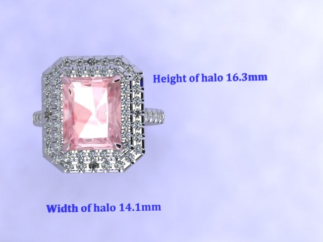 Small Diamond and Mother of Pearl Heart Pendant - Measurements three